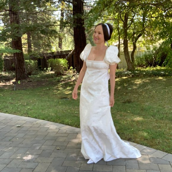 Coming Soon! Bridgerton Regency Jane Austen Emma Gown by eVaVie SZ Small-Medium - Picture 8 of 14